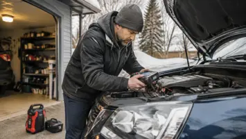 Mäta bilbatteriet
