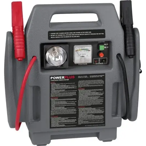 Powerplus E-line 4 i 1 starthjälp powerstation 350W kompressor och LED